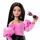 Barbie Deluxe Style Modelka v topu s odhalenými rameny a sukni JJN76