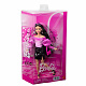 Barbie Deluxe Style Modelka v topu s odhalenými rameny a sukni JJN76
