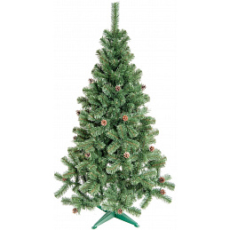 Aga műkarácsonyfa fenyőtobozokkal 220 cm