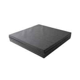 Aga Összecsukható tornaszőnyeg 180x60x3 cm Fekete