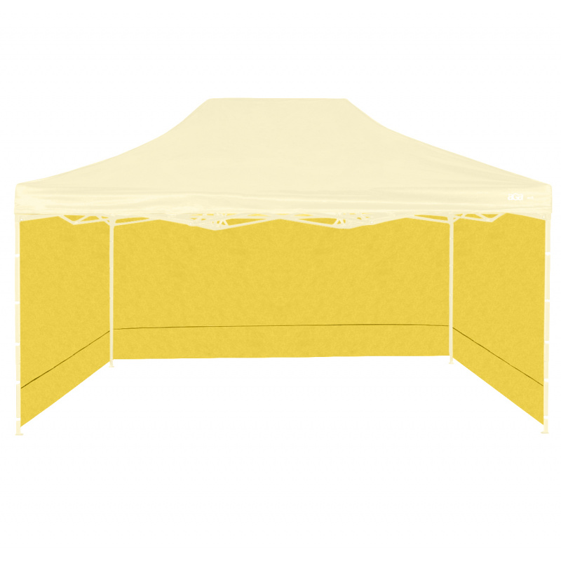 Aga oldalfalak az eladási standhoz 3x4,5m Sárga