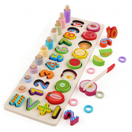 Aga4Kids Fa építőjáték számokkal MR6102