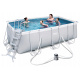 Bestway Power acélkeretes medence  4,12 x 2,01 x 1,22 m 56456 + szűrőbetétes szűrés