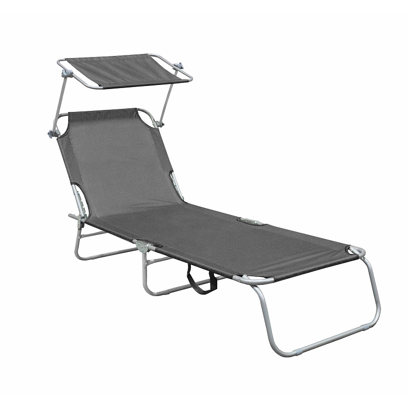 Linder Exclusiv Kerti nyugágy tetővel Sötétszürke - 2. OSZTÁLY