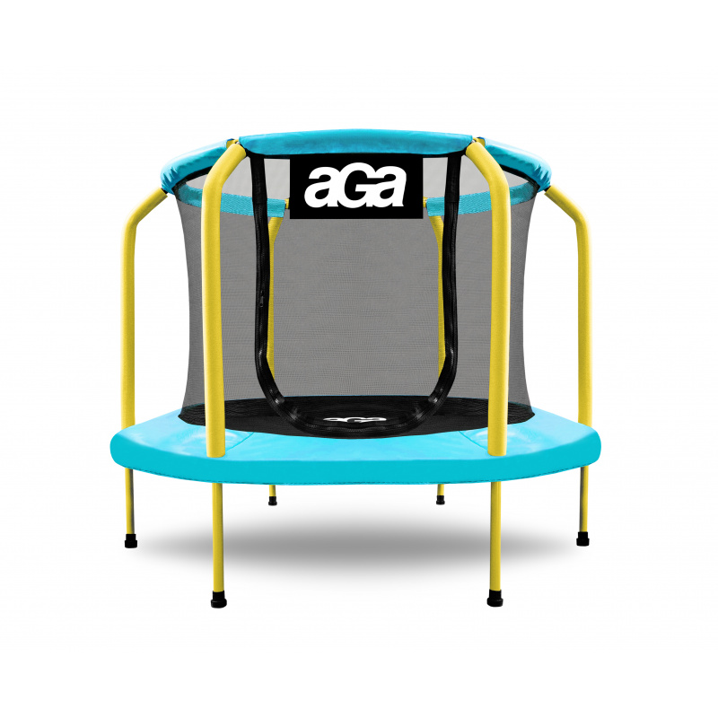 Aga Gyermek trambulin 150 cm Világoskék-sárga
