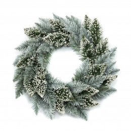 Aga Karácsonyi koszorú 50 cm Fehér