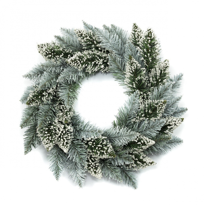 Aga Karácsonyi koszorú 50 cm Fehér