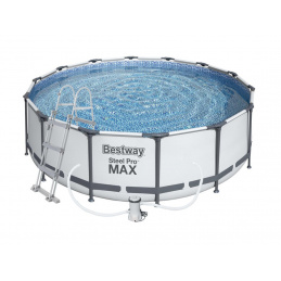 Bestway Steel Pro Max 3,66 x 1 m + Patrongyertyás szűrő + létra 56418