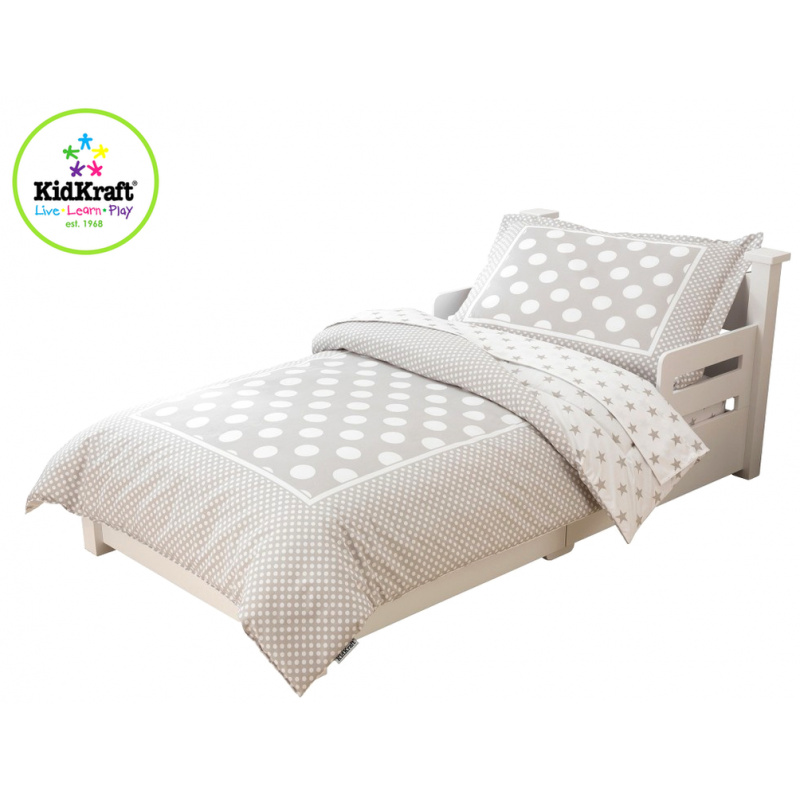KidKraft ágynemű mikroszálas STARS POLKA DOTS 100x150, 60x75 cm, 60x75 cm