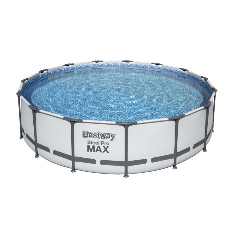 Bestway Steel Pro Max 4,57 x 1,07 m 56488 + Patrongyűjtő szűrő + létra