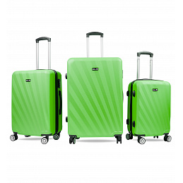 Aga Travel Bőröndkészlet MR4653 Zöld