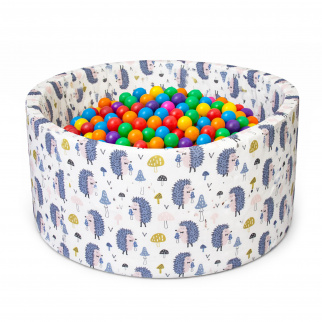 Aga Száraz medence 90x40 cm sünis labdákkal