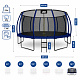 Aga SPORT EXCLUSIVE Trambulin 500 cm Sötétkék + védőháló + létra