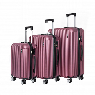 Aga Travel MR4652 bőröndszett bordó