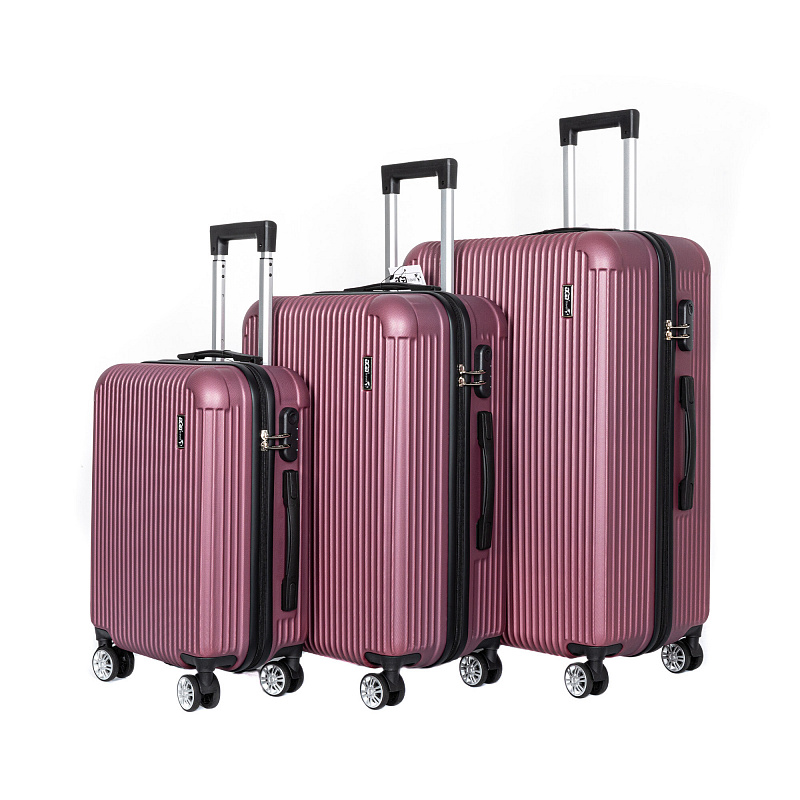 Aga Travel MR4652 bőröndszett bordó