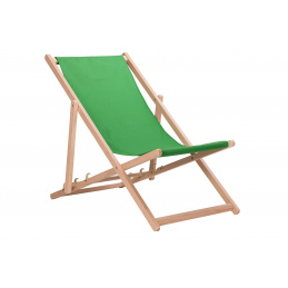 Aga Összecsukható Fa Napozóágy Zöld