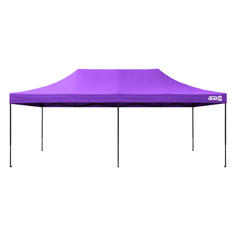 Aga Eladási stand oldalfalak nélkül 3x6 m Lila