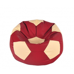 Aga kanapé táska BALL XXXL bézs - burgundi