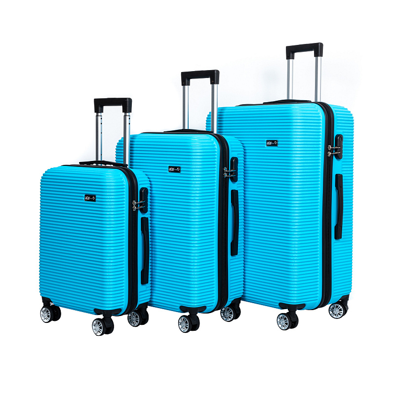 Aga Travel Bőröndkészlet MR4651 Világoskék