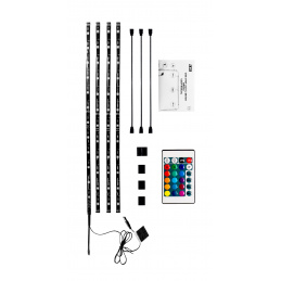Aga RGB LED szalag a TV mögé 4x50 cm