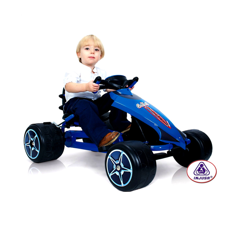 Injusa GO-KART FLECHA  pedálos autó KÉK