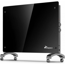 Tresko Üveg konvektor 1500 W GPH-15 Fekete