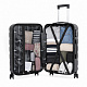 Aga Travel MR4693 kézipoggyász Fekete