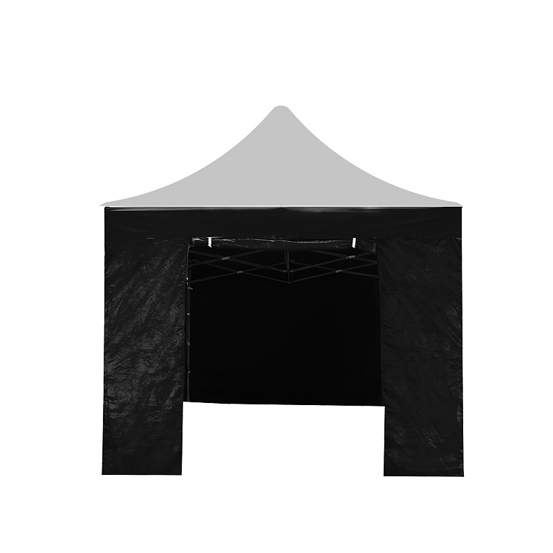 Aga oldalfal ajtóval POP UP 3x3 m Fekete