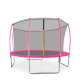 Aga SPORT FIT trambulin 366 cm Rózsaszín + belső védőháló