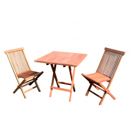 Linder Exclusiv Teak kerti készlet TEAK BALKON SET TH022