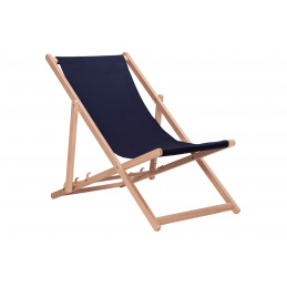 Aga Fából készült összecsukható nyugágy Sötétkék