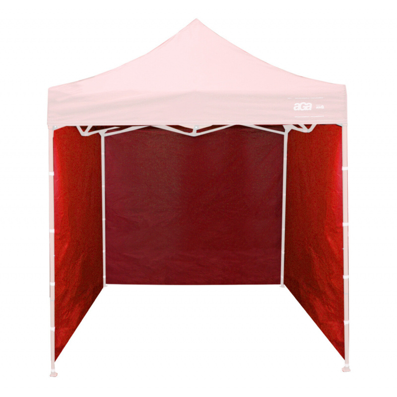 Aga Oldalfal a 3x3m-es piaci standhoz Piros