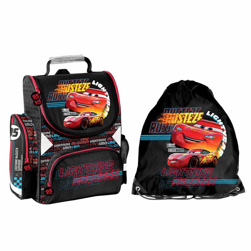 Paso Iskolai szett hátizsák + hátitáska Autók