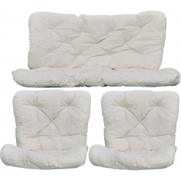 Aga Polstry rattan garnitúra BAHAMA Fehér