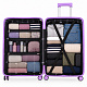 Aga Travel Utazótáska készlet MR4673 Sárga/Lila