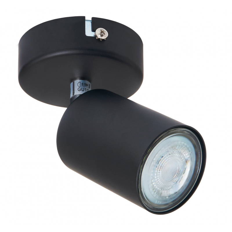 LED mennyezeti spotlámpa VIKI 1x GU10 fekete