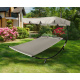 Aga kerti fekvőágy két személy részére napellenzővel Bézs