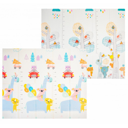 Aga4Kids Összecsukható habszivacs gyerek játszószőnyeg 200x180 cm MR134