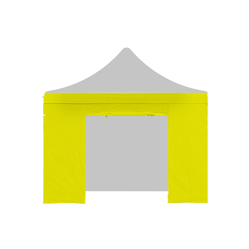 Aga oldalfal ajtóval POP UP 3x3 m sárga