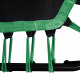 Aga FITNESS Trambulin 130 cm Zöld + fogantyú