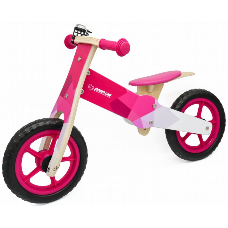 Bobo-San Fából készült ugráló rózsaszín