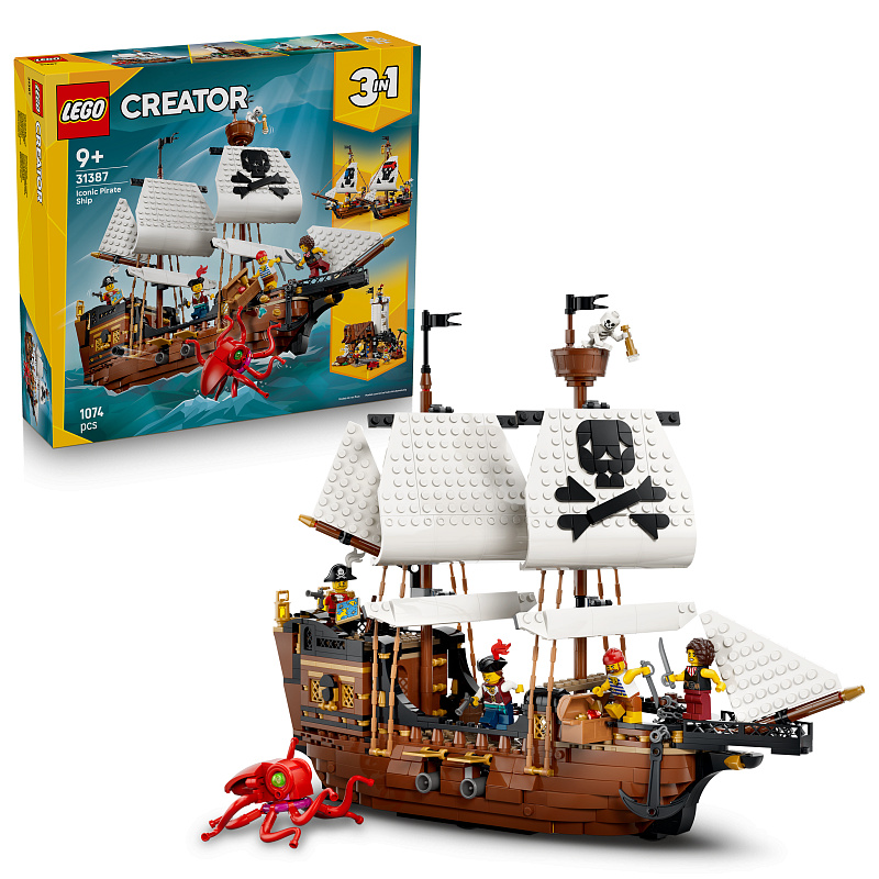 LEGO® Creator 3in1 31387 Ikonikus kalózhajó