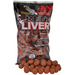 Starbaits Boilie süllyedő Red Liver 20mm 1kg