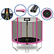 Aga SPORT TOP Trambulin 250 cm Rózsaszín + védőháló + létra