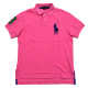 Ralph Lauren póló CUSTOM-FIT rózsaszín Big Pony kék
