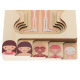 Aga Fa puzzle Montessori testrészek Lány