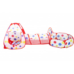 Aga4Kids Gyermek játszósátor összekötő alagúttal MR7014