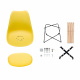 Aga Étkezői szék MR2035 Sárga