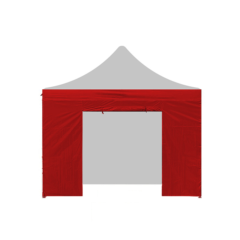 Aga oldalfal ajtóval POP UP 3x3 m piros