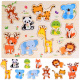 Fa puzzle Állatok 10 darab ZA4721